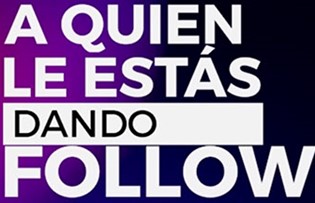 A quien le estas Dando follow