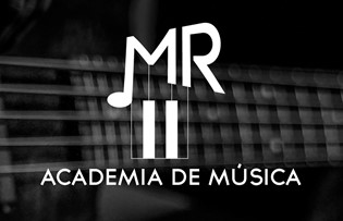 Logo  escula de musica MR music